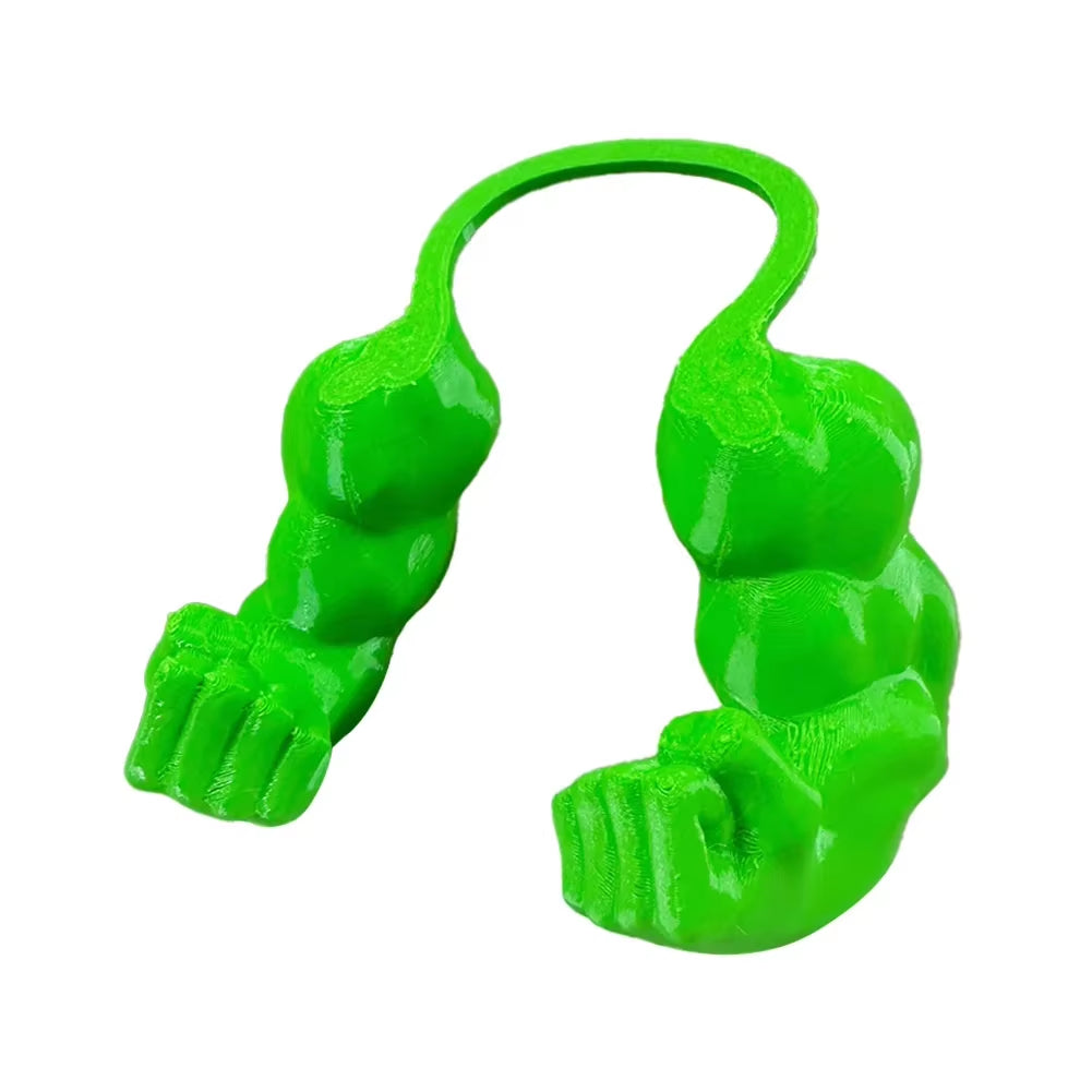 Creative 3D Printed Neck Arm Cat Muscle Arm with Muscle for Halloween Birthday Party Supplies Pet Cosplay Costume Accessories