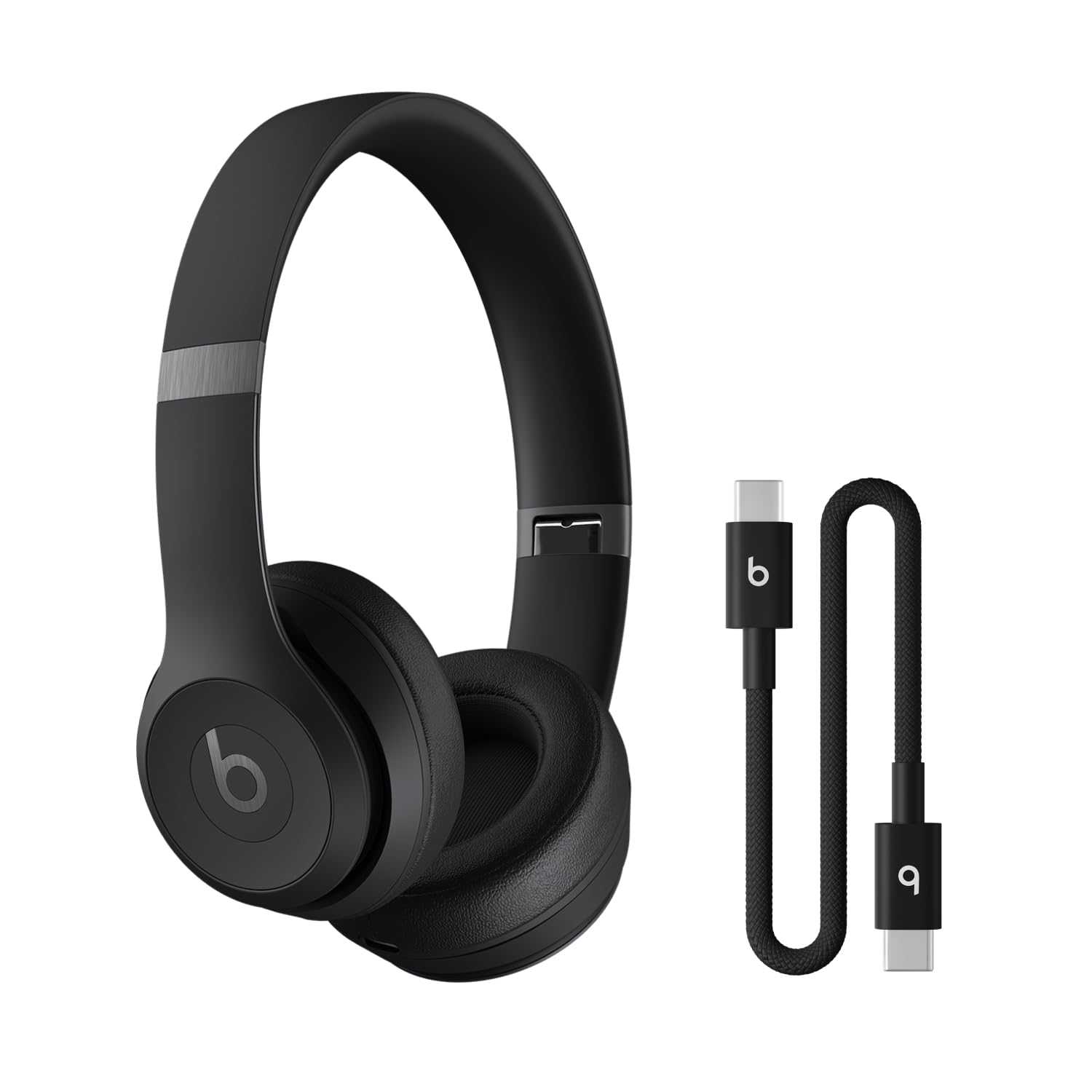Beats Solo 4 - Wireless On - Ear Bluetooth Headphones, Up to 50 - Hour Battery Life, Ultra - Lightweight Comfort, Powerful and Balanced Sound, Apple & Android Compatible - Matte Black - ShiftX