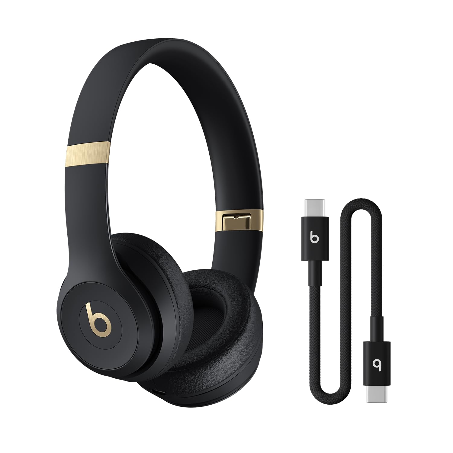 Beats Solo 4 - Wireless On - Ear Bluetooth Headphones, Up to 50 - Hour Battery Life, Ultra - Lightweight Comfort, Powerful and Balanced Sound, Apple & Android Compatible - Matte Black - ShiftX