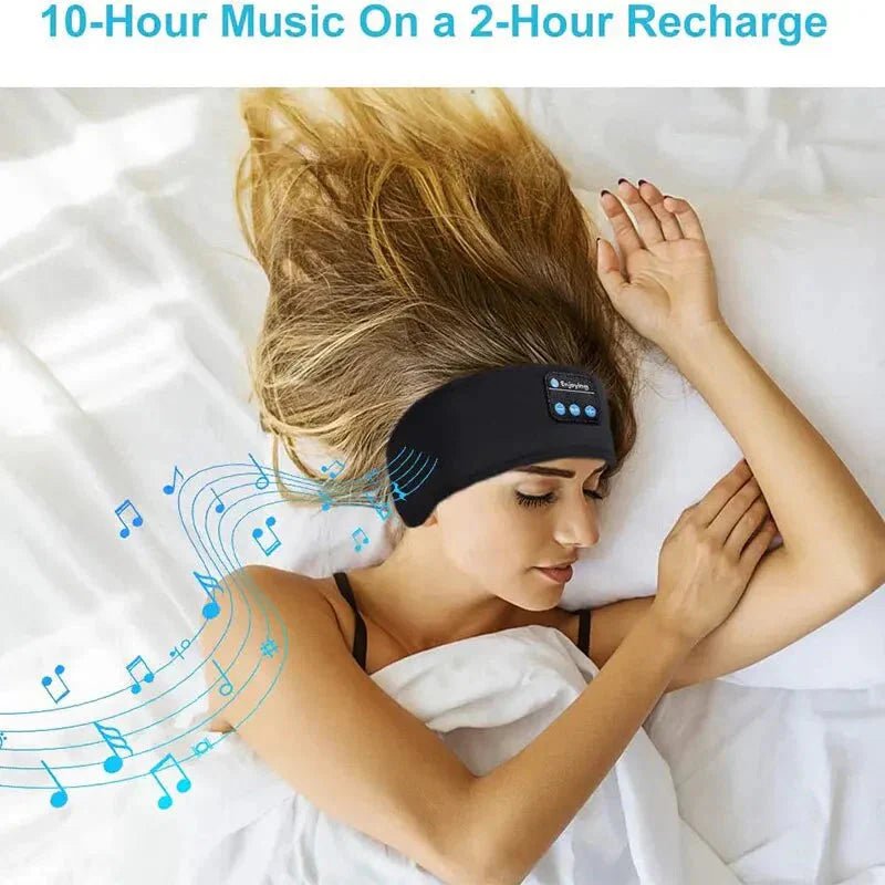 Bluetooth Sleep Headband – Wireless Headphones, Built - In Speakers, Comfortable Fabric, 10 - Hour Battery Life - ShiftX