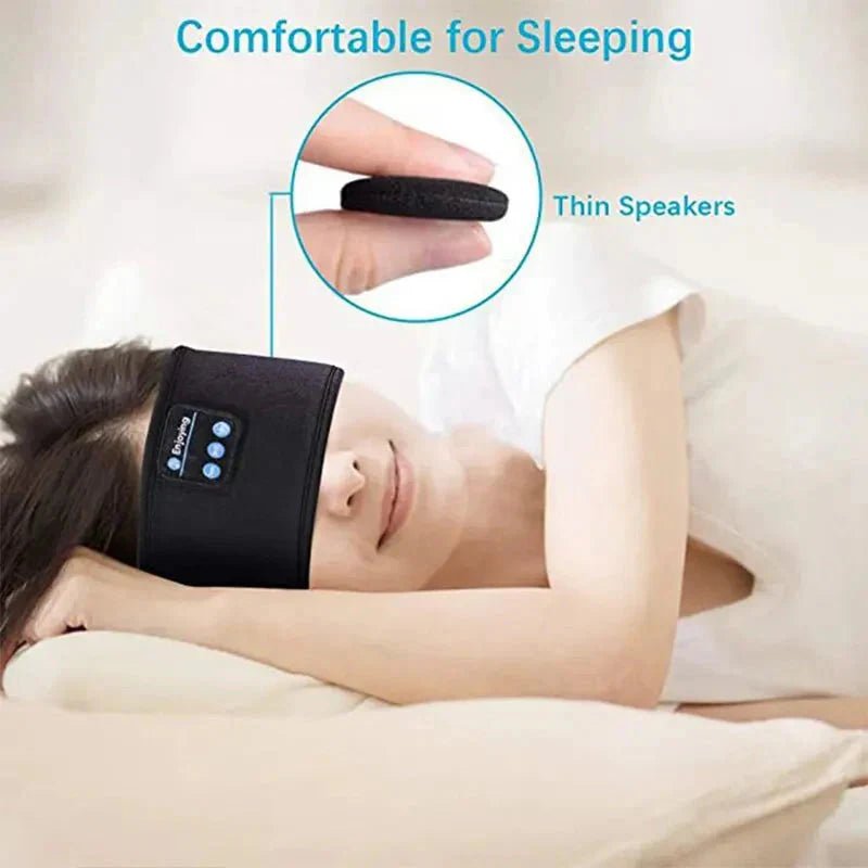 Bluetooth Sleep Headband – Wireless Headphones, Built - In Speakers, Comfortable Fabric, 10 - Hour Battery Life - ShiftX