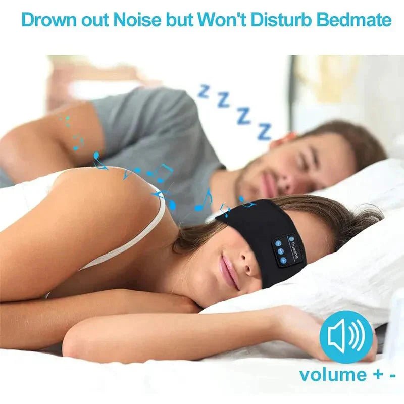 Bluetooth Sleep Headband – Wireless Headphones, Built - In Speakers, Comfortable Fabric, 10 - Hour Battery Life - ShiftX