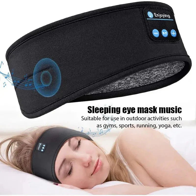 Bluetooth Sleep Headband – Wireless Headphones, Built - In Speakers, Comfortable Fabric, 10 - Hour Battery Life - ShiftX