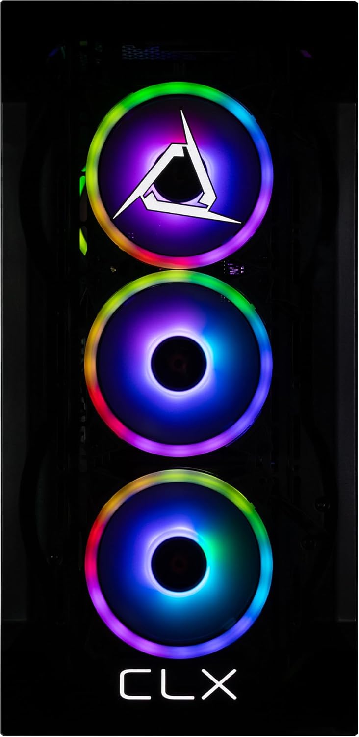 CLX Set Gaming PC - Intel Core i9 14900KF 3.2GHz, GeForce RTX 5060 Ti, 2TB NVMe M.2 SSD, 32GB DDR5 RGB Memory, 360mm AIO, WiFi, Windows 11 Home, Black - ShiftX