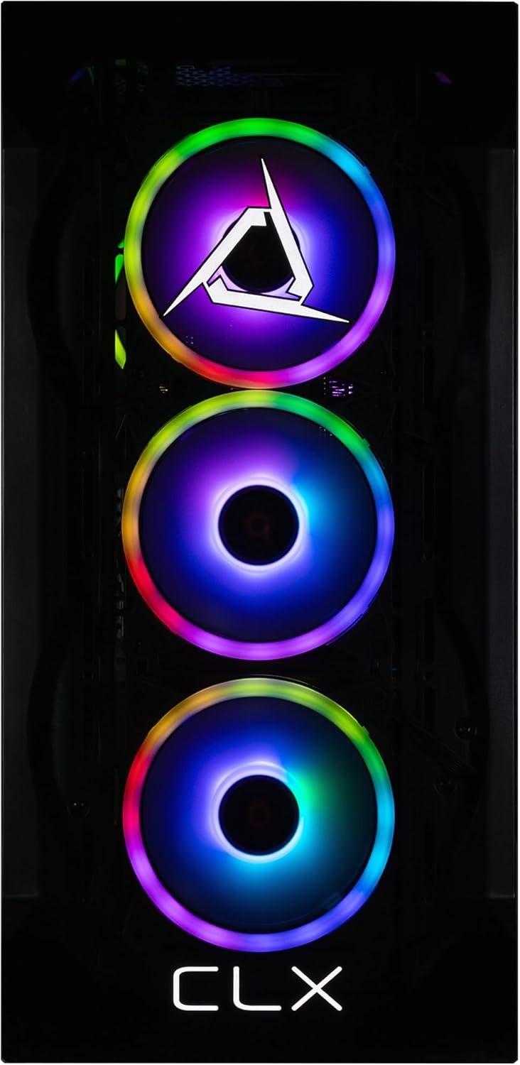 CLX Set Gaming PC - Intel Core i9 14900KF 3.2GHz, GeForce RTX 5060 Ti, 2TB NVMe M.2 SSD, 32GB DDR5 RGB Memory, 360mm AIO, WiFi, Windows 11 Home, Black - ShiftX