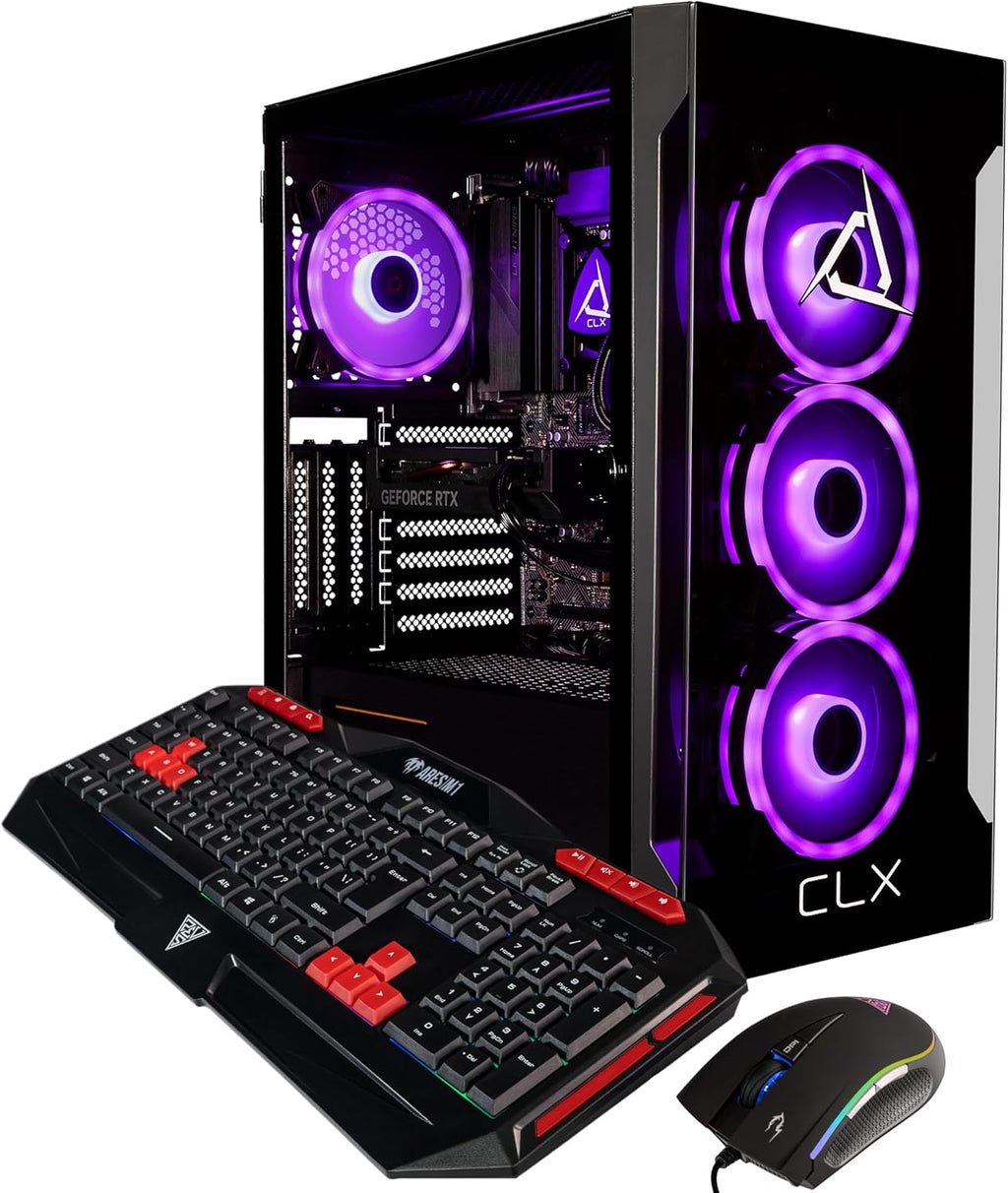 CLX Set Gaming PC - Intel Core i9 14900KF 3.2GHz, GeForce RTX 5060 Ti, 2TB NVMe M.2 SSD, 32GB DDR5 RGB Memory, 360mm AIO, WiFi, Windows 11 Home, Black - ShiftX