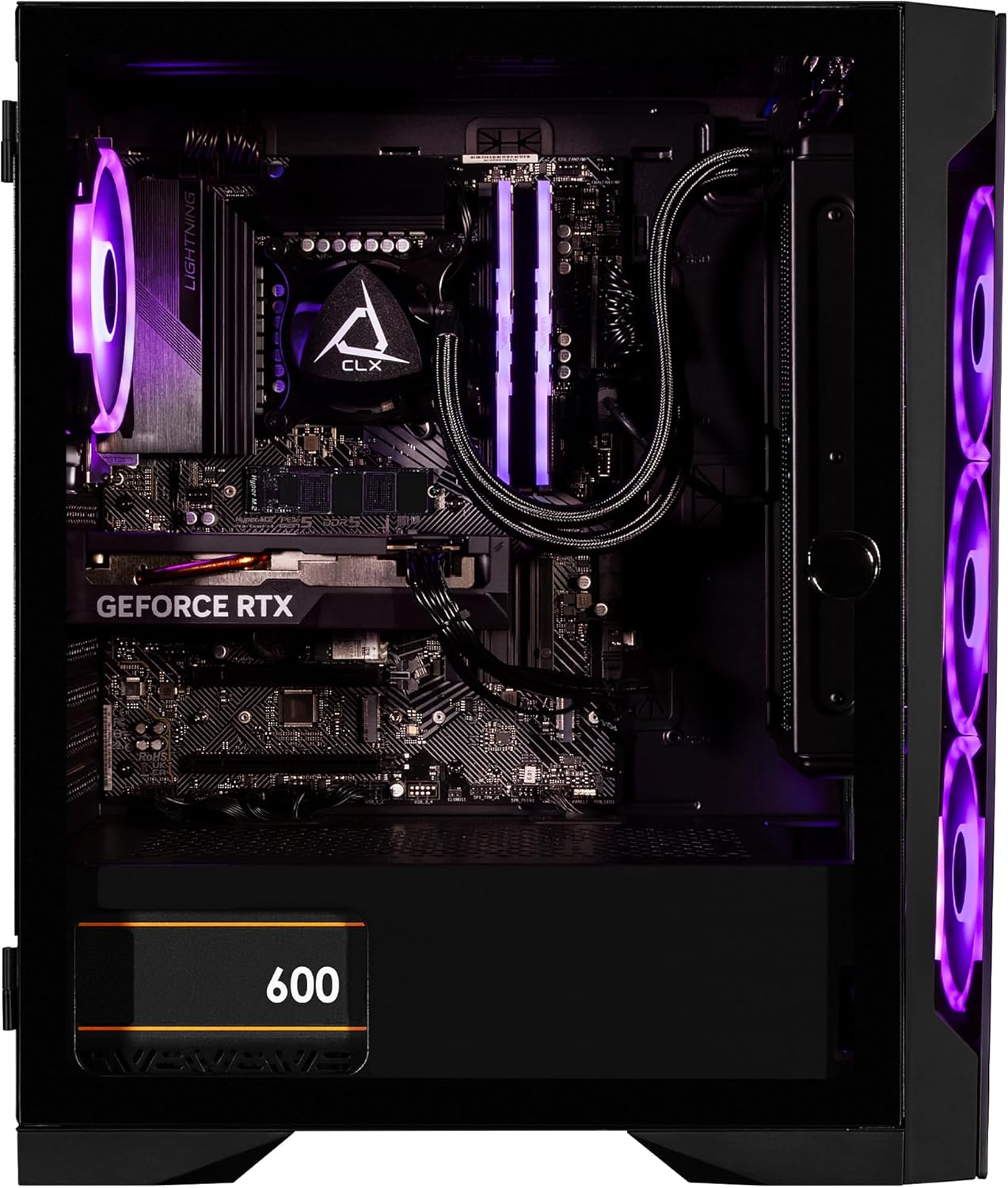 CLX Set Gaming PC - Intel Core i9 14900KF 3.2GHz, GeForce RTX 5060 Ti, 2TB NVMe M.2 SSD, 32GB DDR5 RGB Memory, 360mm AIO, WiFi, Windows 11 Home, Black - ShiftX