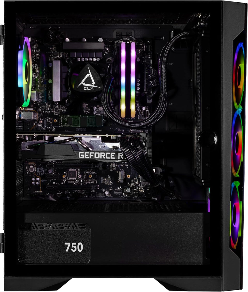 CLX Set Gaming PC - Intel Core i9 14900KF 3.2GHz, GeForce RTX 5060 Ti, 2TB NVMe M.2 SSD, 32GB DDR5 RGB Memory, 360mm AIO, WiFi, Windows 11 Home, Black - ShiftX