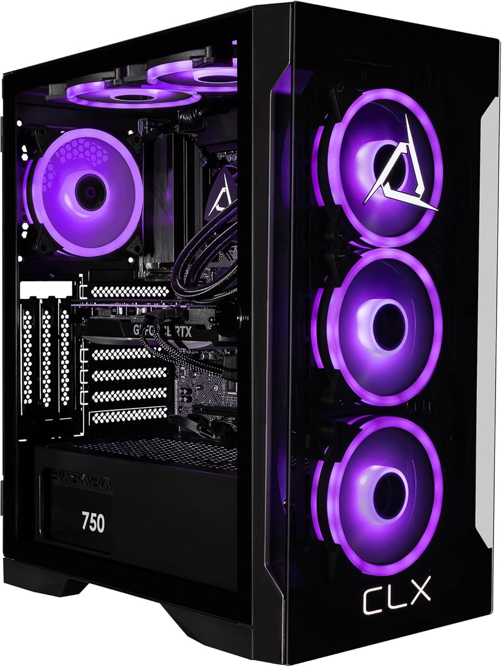 CLX Set Gaming PC - Intel Core i9 14900KF 3.2GHz, GeForce RTX 5060 Ti, 2TB NVMe M.2 SSD, 32GB DDR5 RGB Memory, 360mm AIO, WiFi, Windows 11 Home, Black - ShiftX