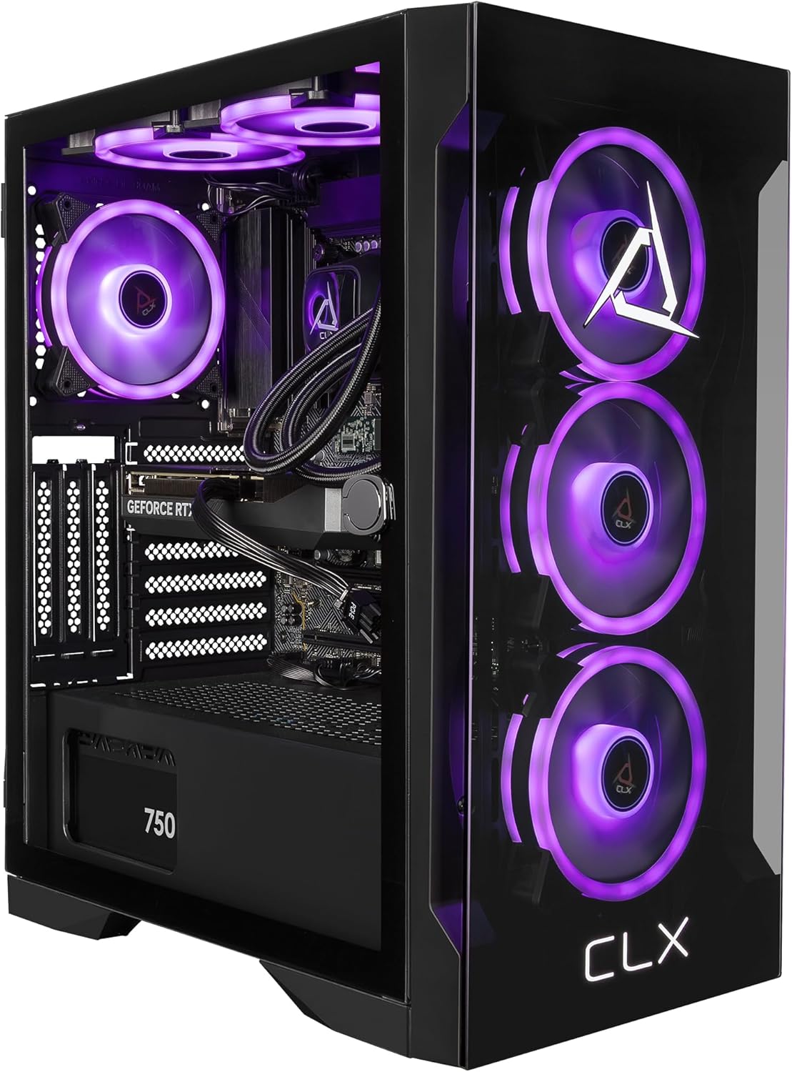 CLX Set Gaming PC - Intel Core i9 14900KF 3.2GHz, GeForce RTX 5060 Ti, 2TB NVMe M.2 SSD, 32GB DDR5 RGB Memory, 360mm AIO, WiFi, Windows 11 Home, Black - ShiftX