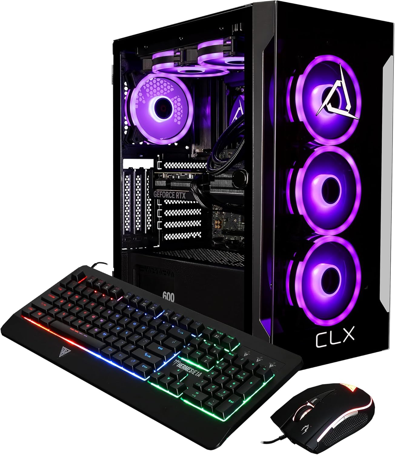 CLX Set Gaming PC - Intel Core i9 14900KF 3.2GHz, GeForce RTX 5060 Ti, 2TB NVMe M.2 SSD, 32GB DDR5 RGB Memory, 360mm AIO, WiFi, Windows 11 Home, Black - ShiftX