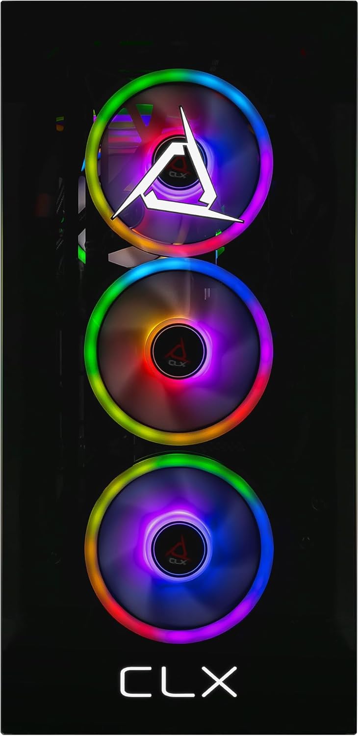 CLX Set Gaming PC - Intel Core i9 14900KF 3.2GHz, GeForce RTX 5060 Ti, 2TB NVMe M.2 SSD, 32GB DDR5 RGB Memory, 360mm AIO, WiFi, Windows 11 Home, Black - ShiftX