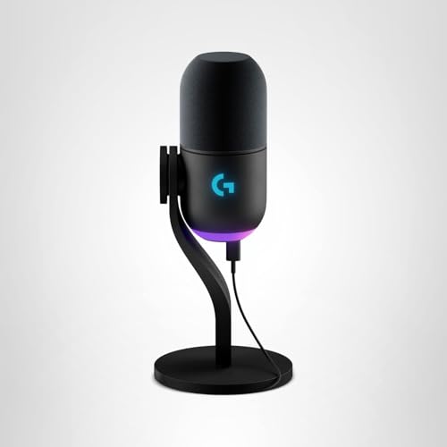 Logitech G Yeti GX Dynamic RGB Gaming Microphone, Podcast Microphone with LIGHTSYNC, Blue VO!CE, G HUB Control, USB Plug and Play - Black - ShiftX
