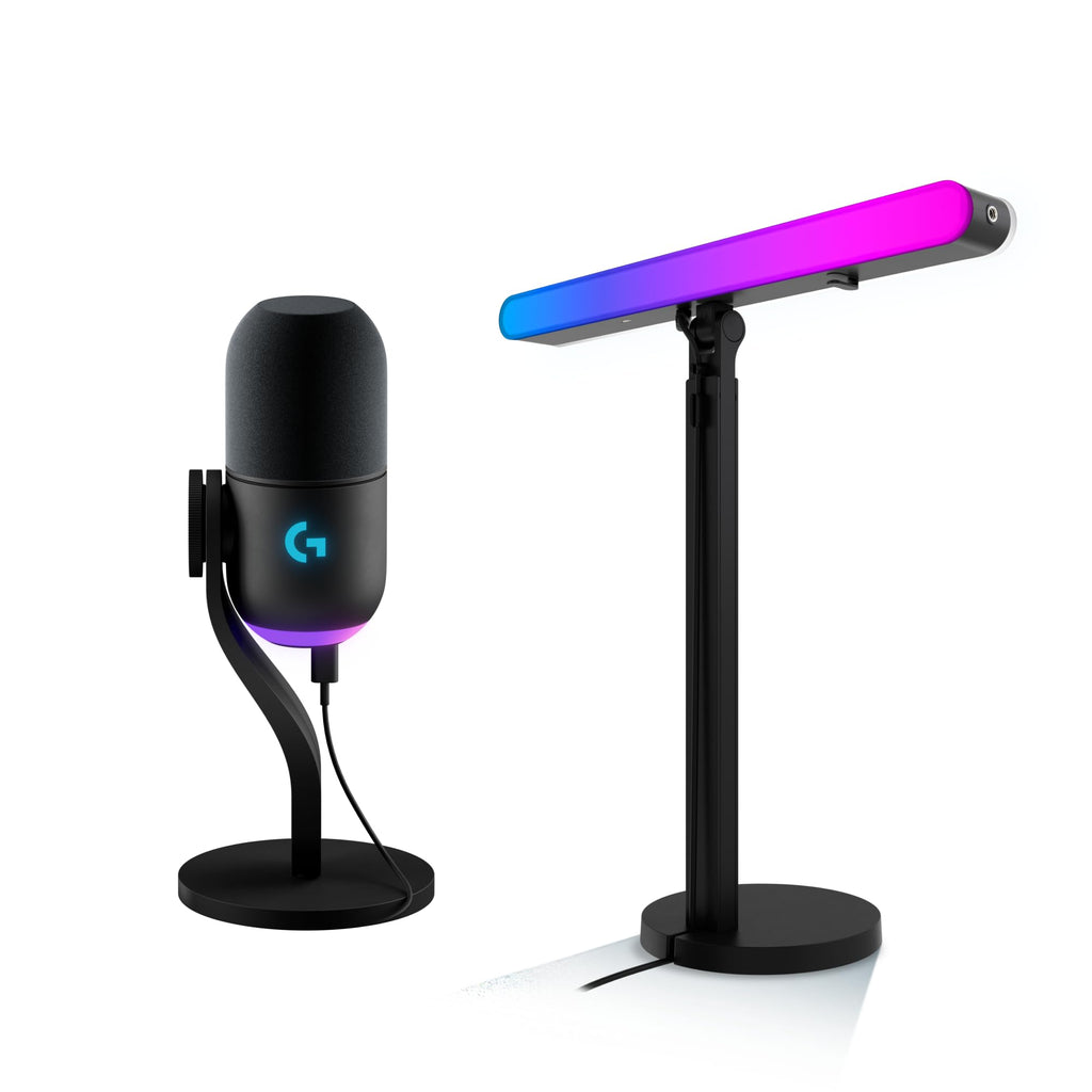 Logitech G Yeti GX Dynamic RGB Gaming Microphone, Podcast Microphone with LIGHTSYNC, Blue VO!CE, G HUB Control, USB Plug and Play - Black - ShiftX