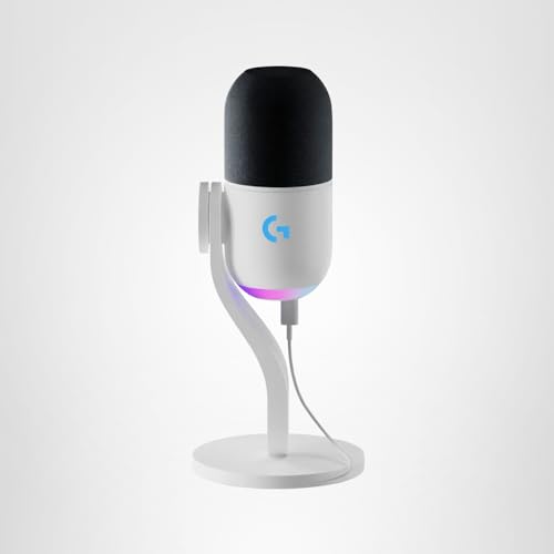 Logitech G Yeti GX Dynamic RGB Gaming Microphone, Podcast Microphone with LIGHTSYNC, Blue VO!CE, G HUB Control, USB Plug and Play - Black - ShiftX