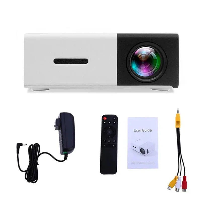 Mini Projector – 1080P Full HD Support, Portable LED Projector, 4K Video Playback, Multiple Connectivity Options - ShiftX