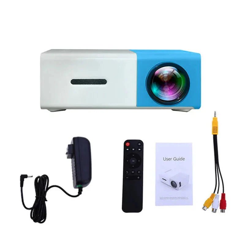 Mini Projector – 1080P Full HD Support, Portable LED Projector, 4K Video Playback, Multiple Connectivity Options - ShiftX