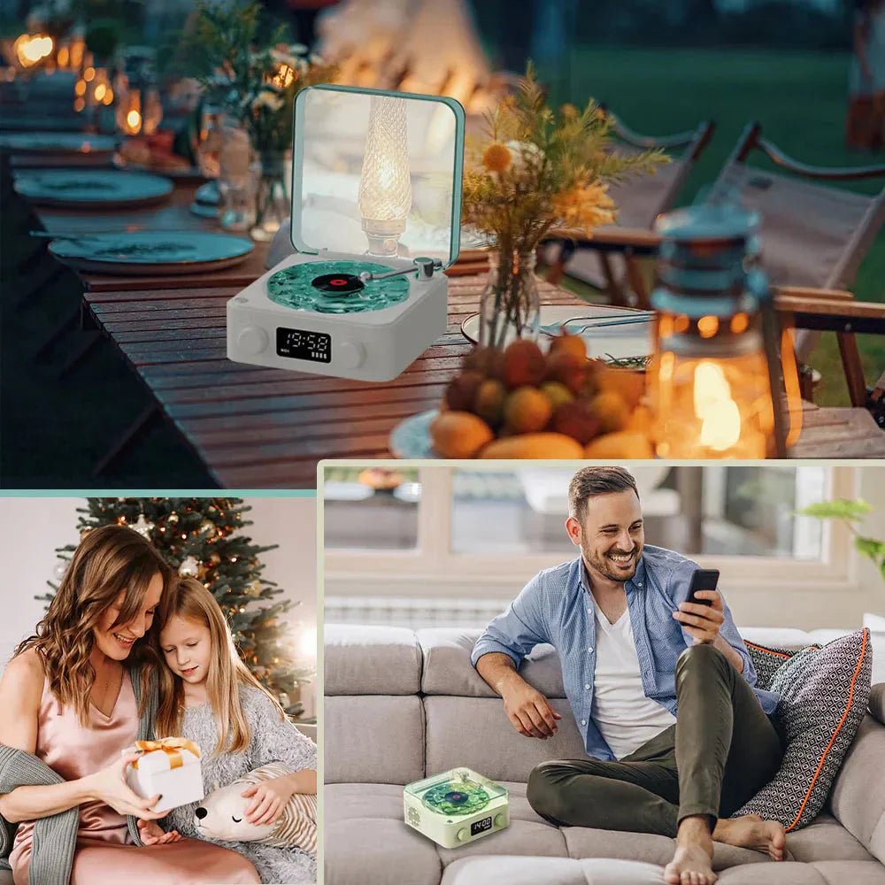 Mini Retro White Noise Bluetooth Speaker - ShiftX