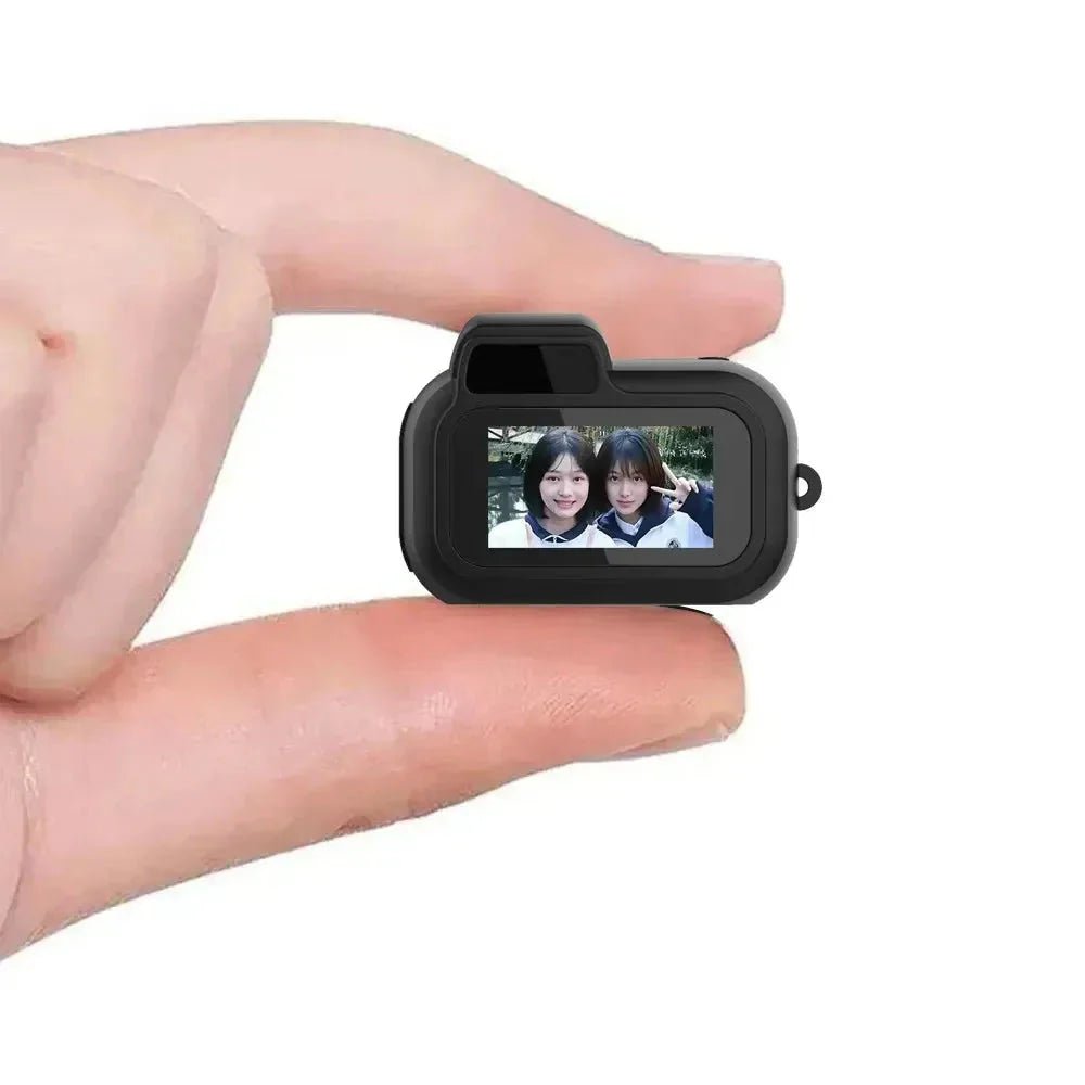Mini Slr - Shaped 1080P Pocket DV Camera – Portable Body Cam, Action Camera with Display Screen, Loop Recording, & Filters - ShiftX