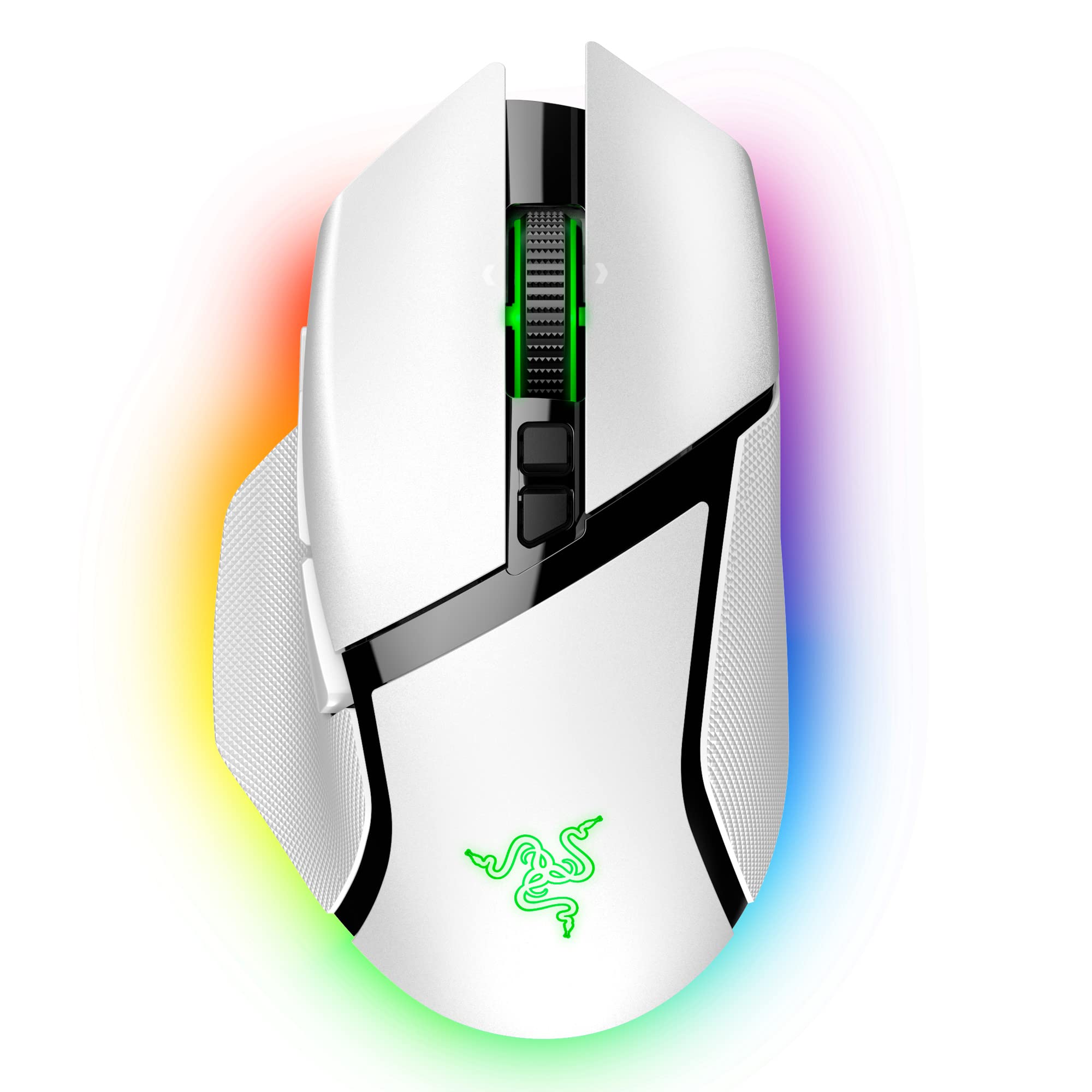 Razer Basilisk V3 Pro Wireless Gaming Mouse, HyperScroll Tilt Wheel, 30K DPI Sensor, Gen - 3 Optical Switches, 13 - Zone Chroma RGB, 13 Programmable Controls, 3 Connection Modes, Black - ShiftX