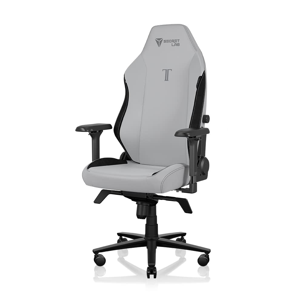 Secretlab Titan Evo Stealth Gaming Chair - Reclining, Ergonomic & Comfortable Computer Chair with 4D Armrests, Magnetic Head Pillow & 4 - Way Lumbar Support - Black - Leatherette - ShiftX