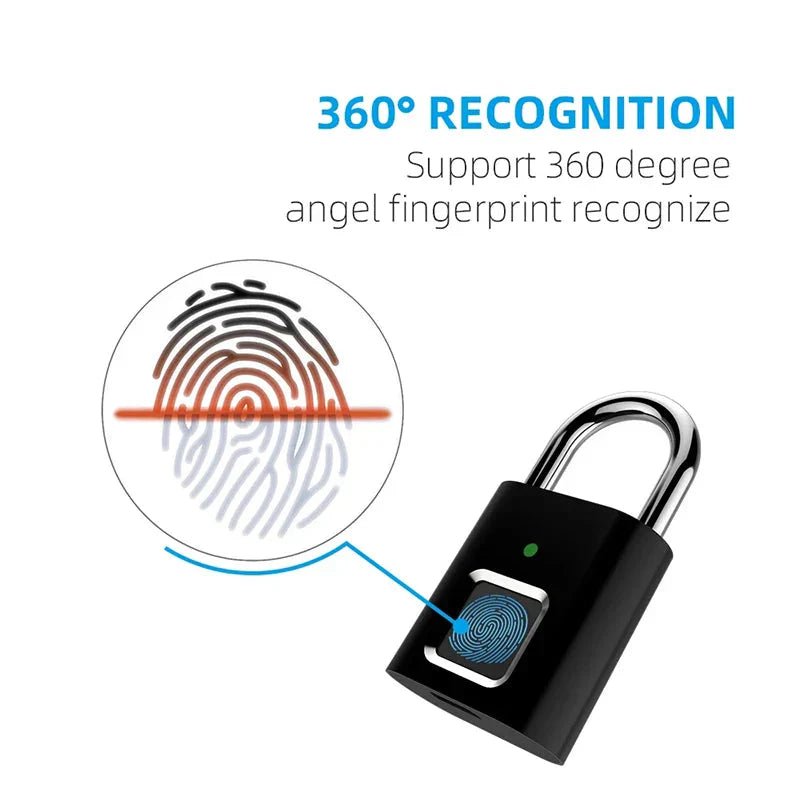 Smart Fingerprint Padlock - ShiftX